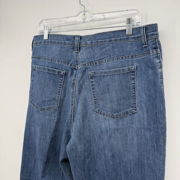 Gloria Vanderbilt Missy Amanda Classic Fit Tapered Jeans Size 16 Cotton - Picture 8 of 9